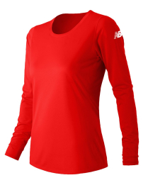WT081037P NB WOMENS LONG SLEEVE SHIRT CAVIAR MED
