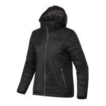 X-1W, Women's Black Ice Thermal Jacket, BLK/DOL, MED, EMB
