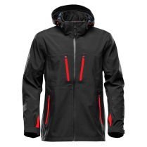 XB-3, Men's Patrol Softshell, BLK/RED, XL