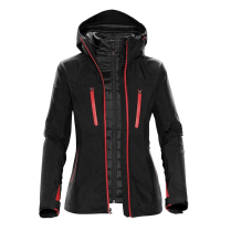 XB-4, M'S MATRIX SYSTEM JACKET, BLK/RED, LG, EMB
