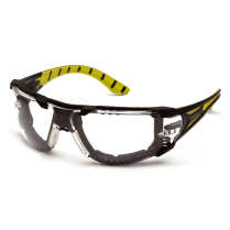 SBG9610STMFP ENDEAVOR+ FOAM PADDED HXMAX ANTI-FOG CLR BLK/GR