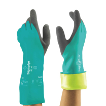 ANSELL 58-735/9 ALPHATEC CHEMICAL AND CUT GLOVE SZ9LARGE