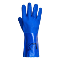SUPERIOR SH230 MEDIUM BLUE HEAVY WEIGHT PVC GLOVE