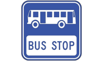 BUS/SERVICE STOP 24"X24"