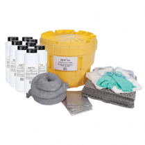 SEI263 Acid Spill Kit Hazmat Overpack/Salvage Drum, 20 gal.