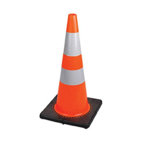 183 28" PREMIUM PVC FLEXIBLE SAFETY CONE