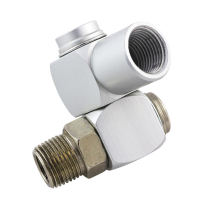 SC3838 360' SWIVEL CONNECTOR, 3/8" FNPT x 3/8" MNPT-