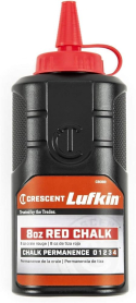 LUFKIN CB08R RED CHALK REFILL 8OZ