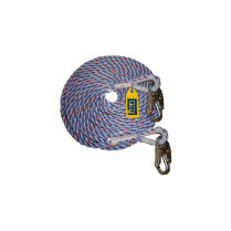 1202753C DBI-SALA® Rope Lifeline with 2 Snap Hooks 30FT