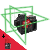 MILWAUKEE 3632-21 M12 GREEN 360 3-PLANE LASER