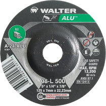 08L500 5 X 1/4 A24ALU GR WHEELS
