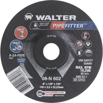 08N602 6X1/8 PIPEFITTER  WHEEL