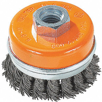 13G404  4" 5/8-11 WIRE CUP BRUSH