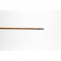 HANDLE -  FOR VEHICLE WASH BRUSHES - WOODEN 60" W/ METAL THR