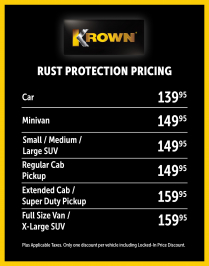 POSTER -  PRICE LIST 22 X 28
