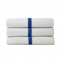 Premium Terry Blue Stripe Towels