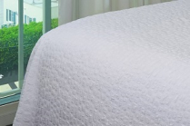 Stone White Textured Top Sheets (Overstock)