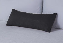 Stream Moonlight Gray Bolster Pillow Sham 24x10 