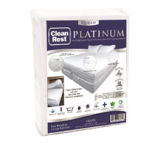 CleanRest® Platinum Encasing Mattress Pad, Waterproof Top and Base