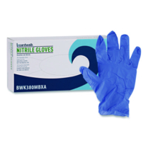 Disposable Nitrile Gloves, Medium, Blue, 1,000/Carton