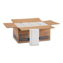 Blue Select Multi-Fold 2 Ply Paper Towel, White, 16 packs/ca