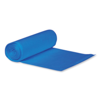 Eco Blend Max Can Liners, 33 gal, 0.8 mil, Blue, 8 Rolls