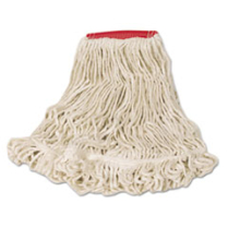 Super Stitch Mop Head, Large, Red/White, Cotton/Synthetic