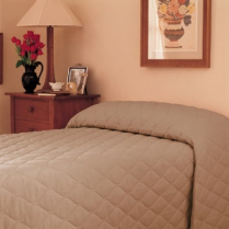 Martex® Mainspread Solid Bedspreads - Khaki