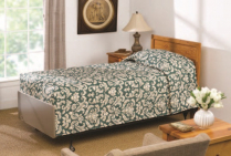 Martex® Mainspread Pattern Bedspreads - Vienna Forest Green