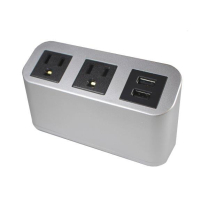 Edge Power Station; USB-A 120V Silver 10/CS