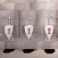 #SH-KI/GU Splash Hog Vertical Urinal Screen,Kiwi Guava, 6/CS