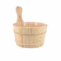 Finlandia Sauna Bottomless Sauna Bucket With Plastic Liner