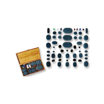 Hand Polished Basalt Stones Deluxe Set 60ct