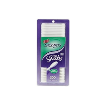 Cotton Swabs 100% Pure Cotton 300/Pk