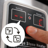 Digital 6 Quart Stone Warmer & Heater, 110 Volt