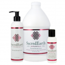 Sacred Earth Warming Massage Lotion 1/2 Gallon
