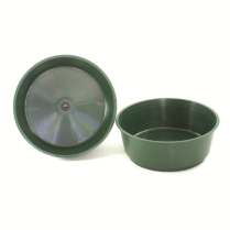 Water Bowl - 5 Qt Nail-On Green 50/Case