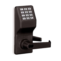 Alarm Lock DL2700IC-US10B Pushbutton Cylindrical Door Lock