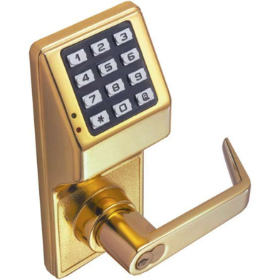 Alarm Lock DL2700WP-US3 Pushbutton Cylindrical Door Lock