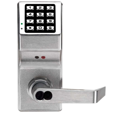 Alarm Lock DL2875IC-US26D Pushbutton Cylindrical Door Lock