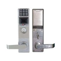 Alarm Lock Trilogy Mortise Lock with Privacy Feature LH