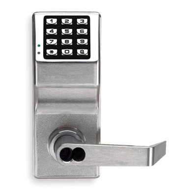 Alarm Lock DL5200IC-US26D Pushbutton Cylindrical Door Lock