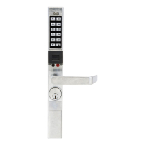 Alarm Lock PDL1300 Series Alum Trilogy Keyless PIN/PROX Narrow Lock For Storefront
