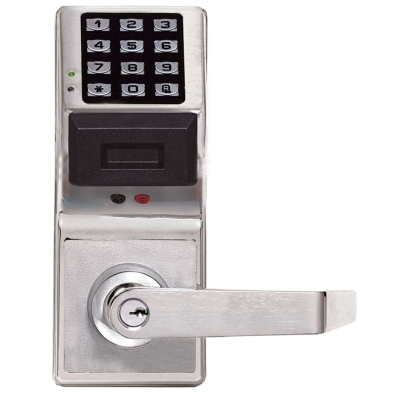 Alarm Lock PDL4100-US26D Pushbutton Cylindrical Door Lock
