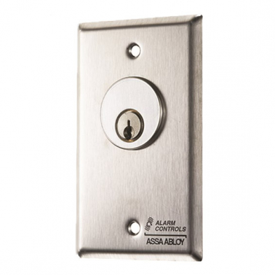  Alarm Controls MCK-4 Single Gang SPDT Momentary Wall Plate