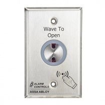 Alarm Controls NTS1 Single Gang No Touch Request Wall Plate