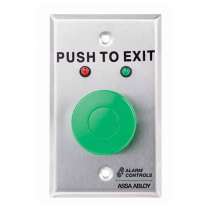 Alarm Controls TS1 1-1/2 GreenPush to Exit Button