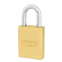 American Lock A3652WO Door Key Compatible Brass Padlock