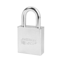 American Lock Steel Padlock, 1-1/8 Shackle, KA, Key Ret'g
