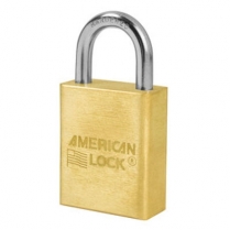 American Lock Rekeyable Padlock 1-1/2 Solid Brass